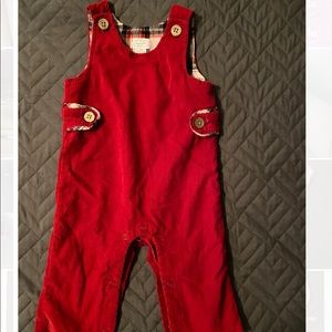3-6 month Corduroy Mud Pie overalls